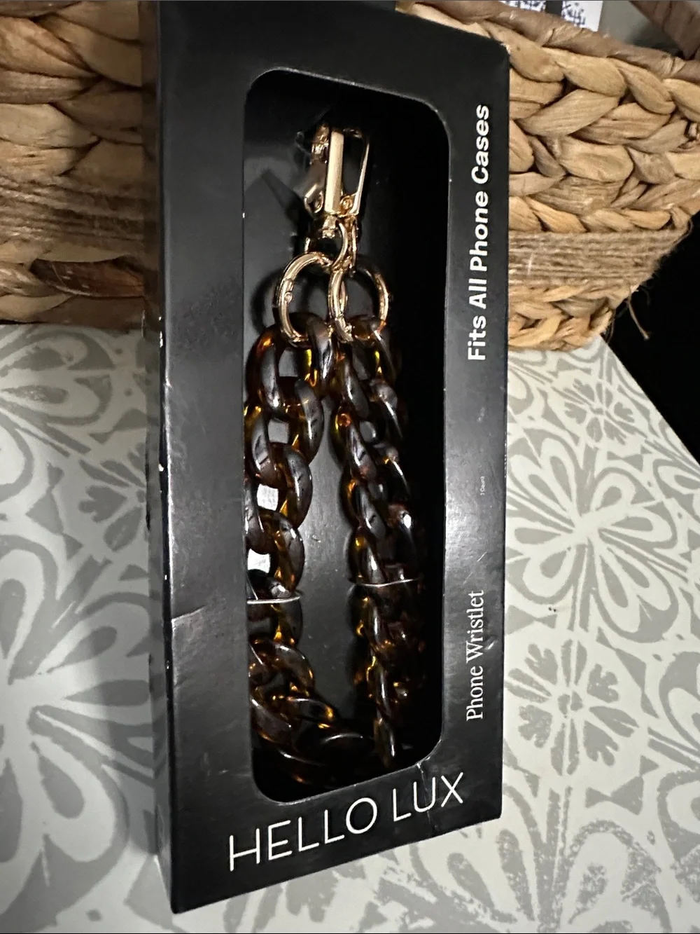 Hello Lux tortoiseshell phone